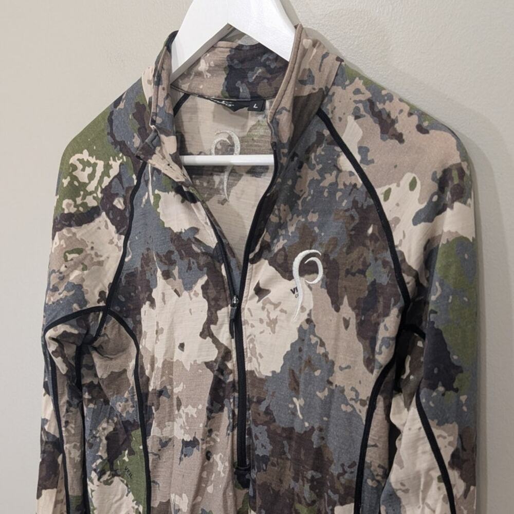 Prois Olann Merino Half Zip Shirt Hunting Hiking Camping Fishing Outdoors - Sz L - Picture 3 of 9